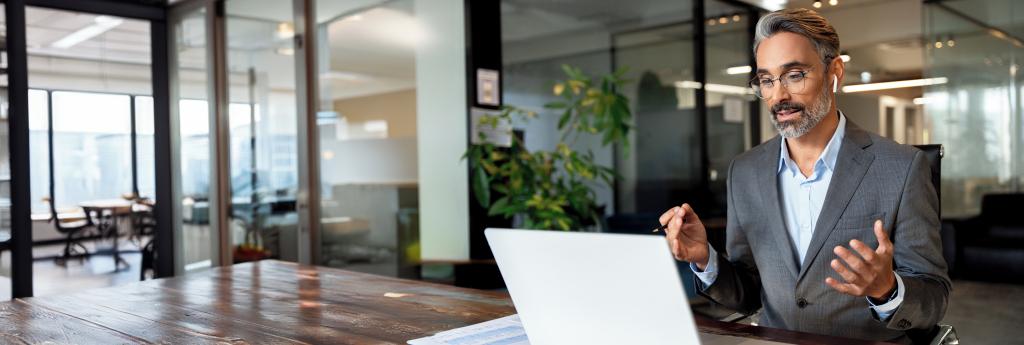 Businessman in a Meeting